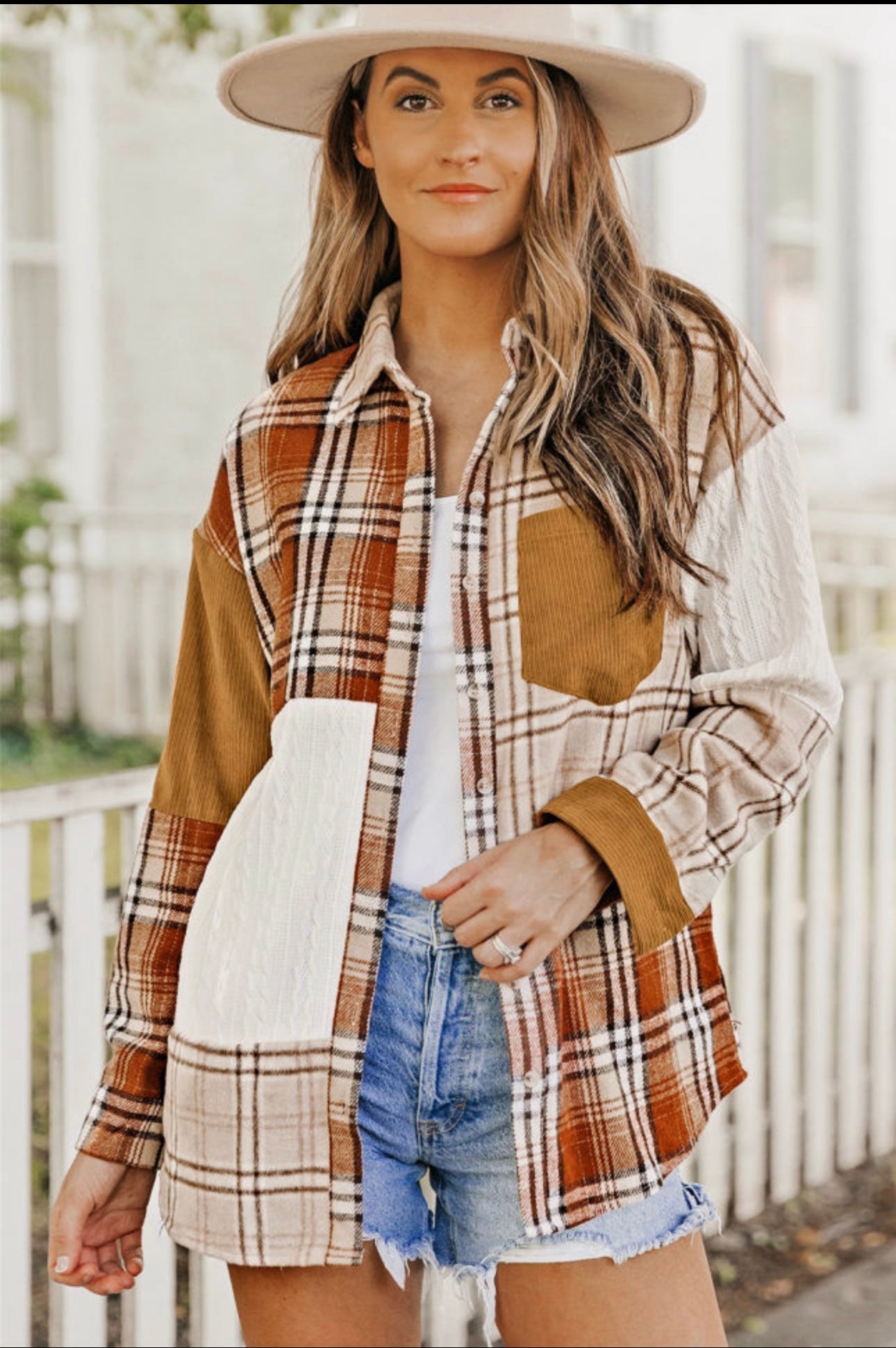 Patchwork flannel